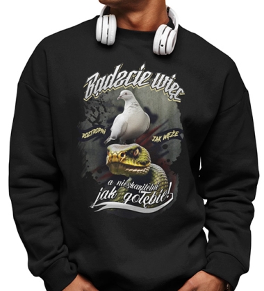 Bluza BĄDZCIE WIĘC ROZTRONI JAK WĘŻE